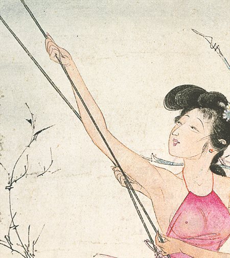 宾阳县-胡也佛的仕女画和最知名的金瓶梅秘戏图